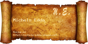 Michels Edda névjegykártya